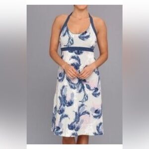 Patagonia Blue and White Midi Dress